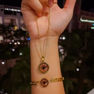 iris kolye ve bileklik